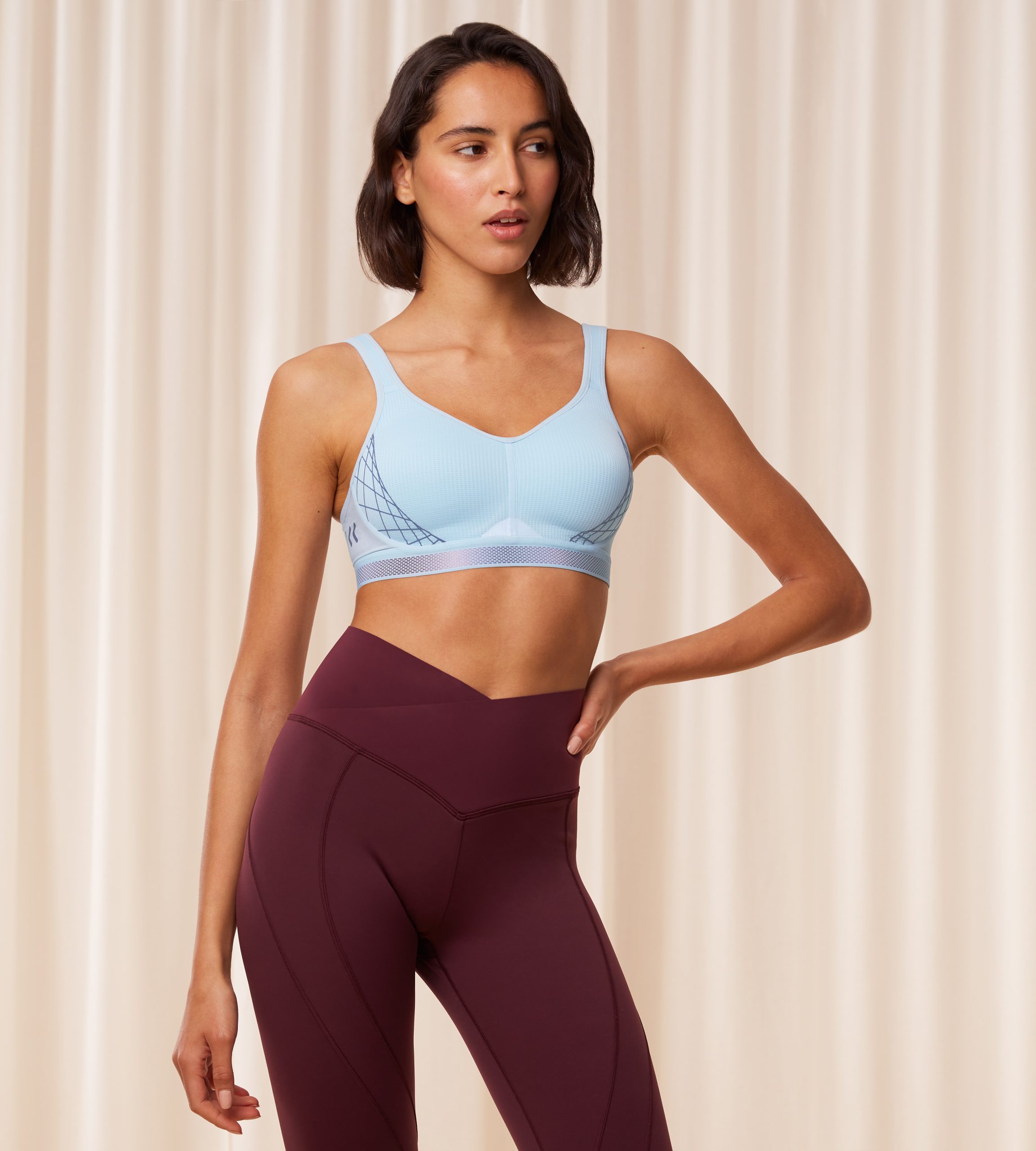 Triumph triaction cardio flow bustiera sport fara armatura albastru