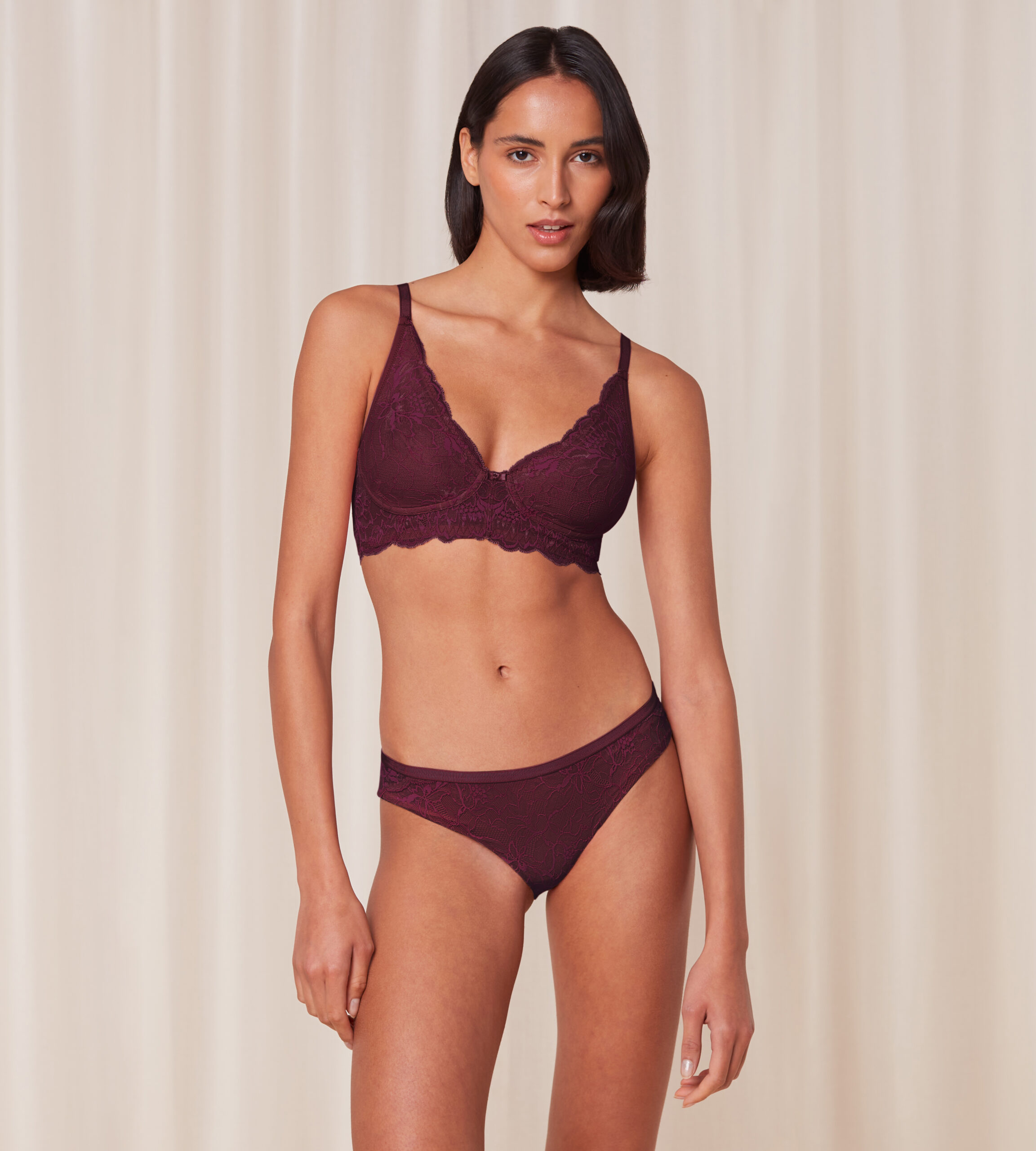 Triumph amourette charm t n03 sutien fara armatura visiniu