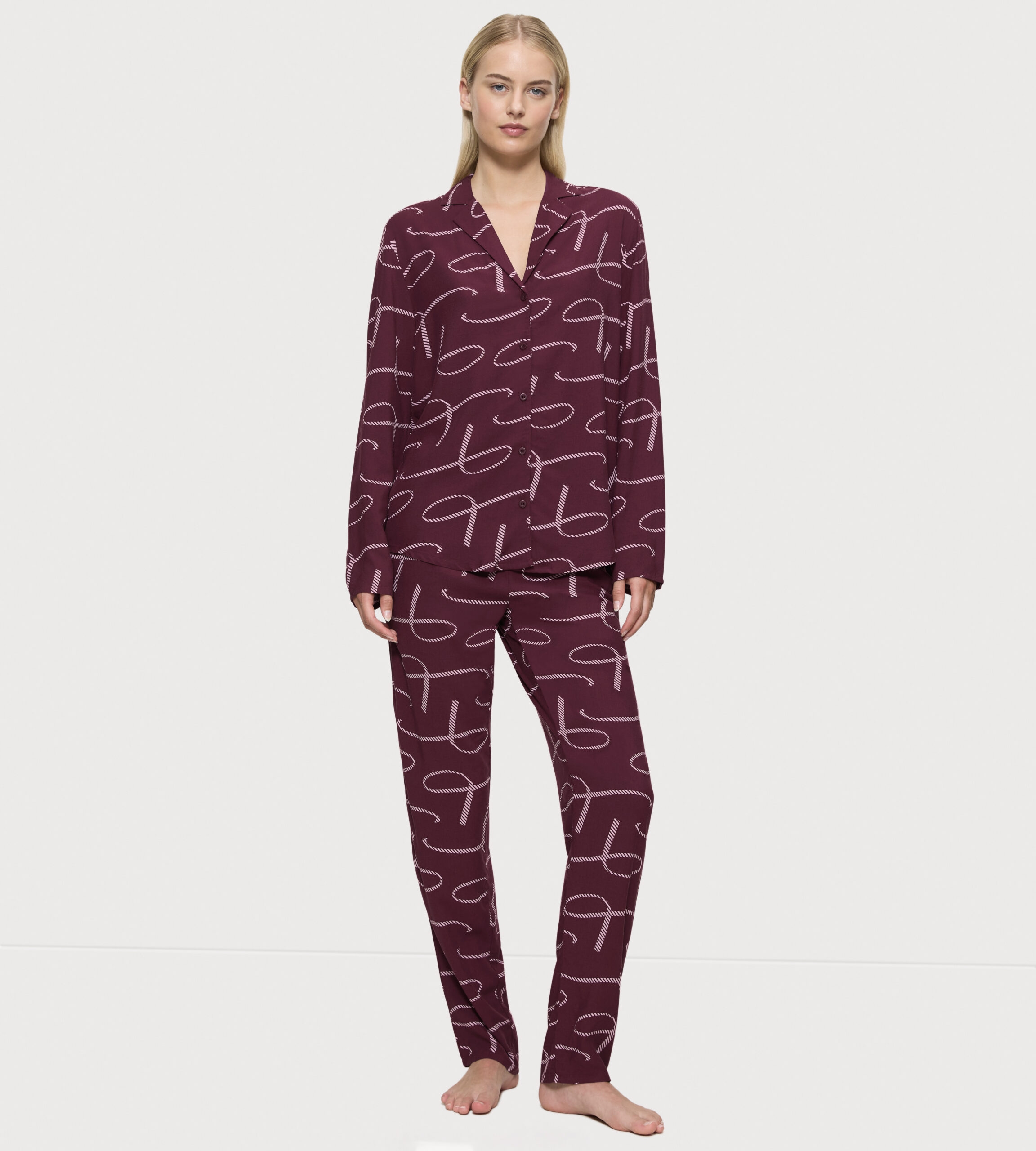 Triumph boyfriend fit pijama visiniu