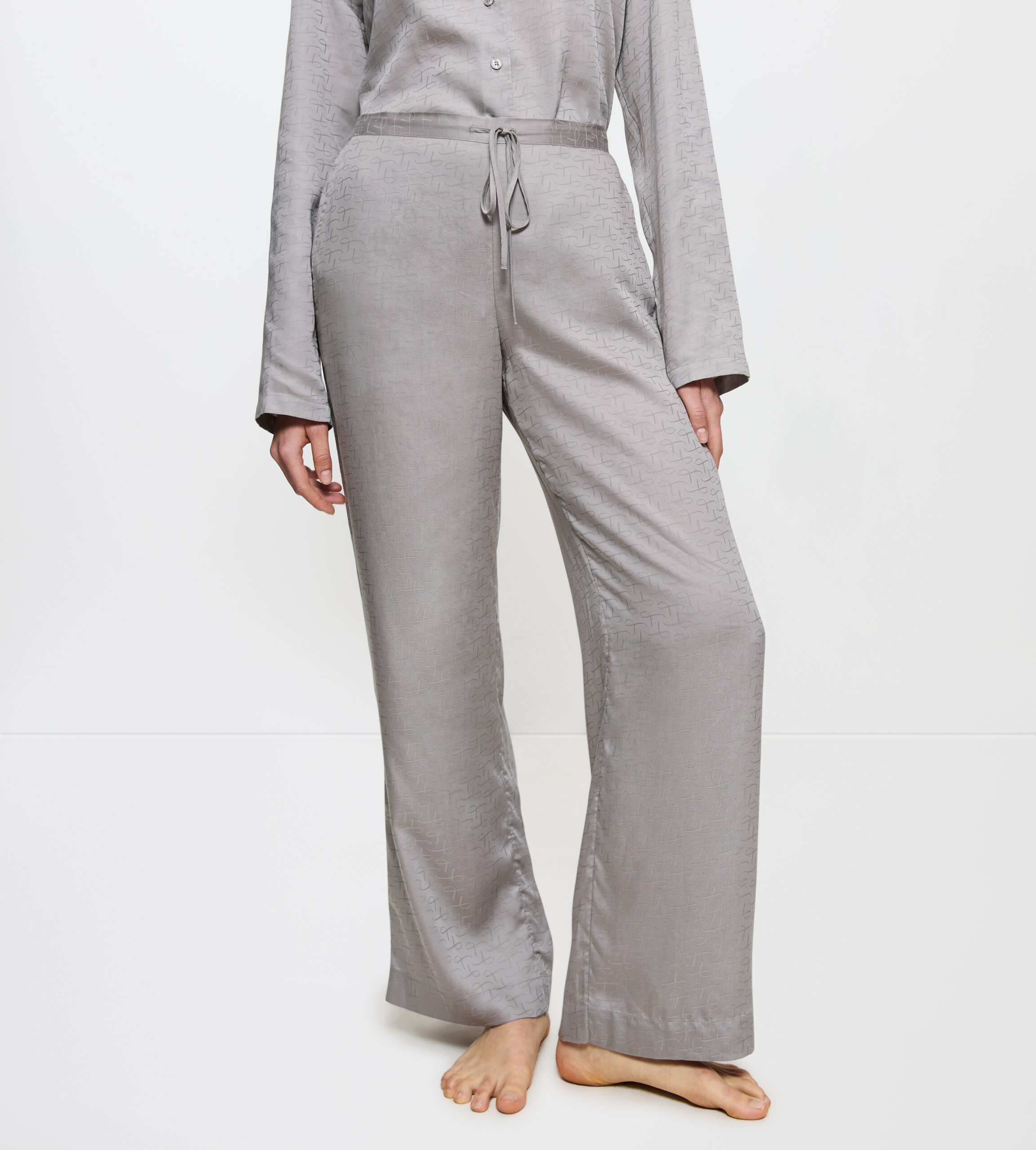 Triumph silky sensuality pantaloni lungi gri