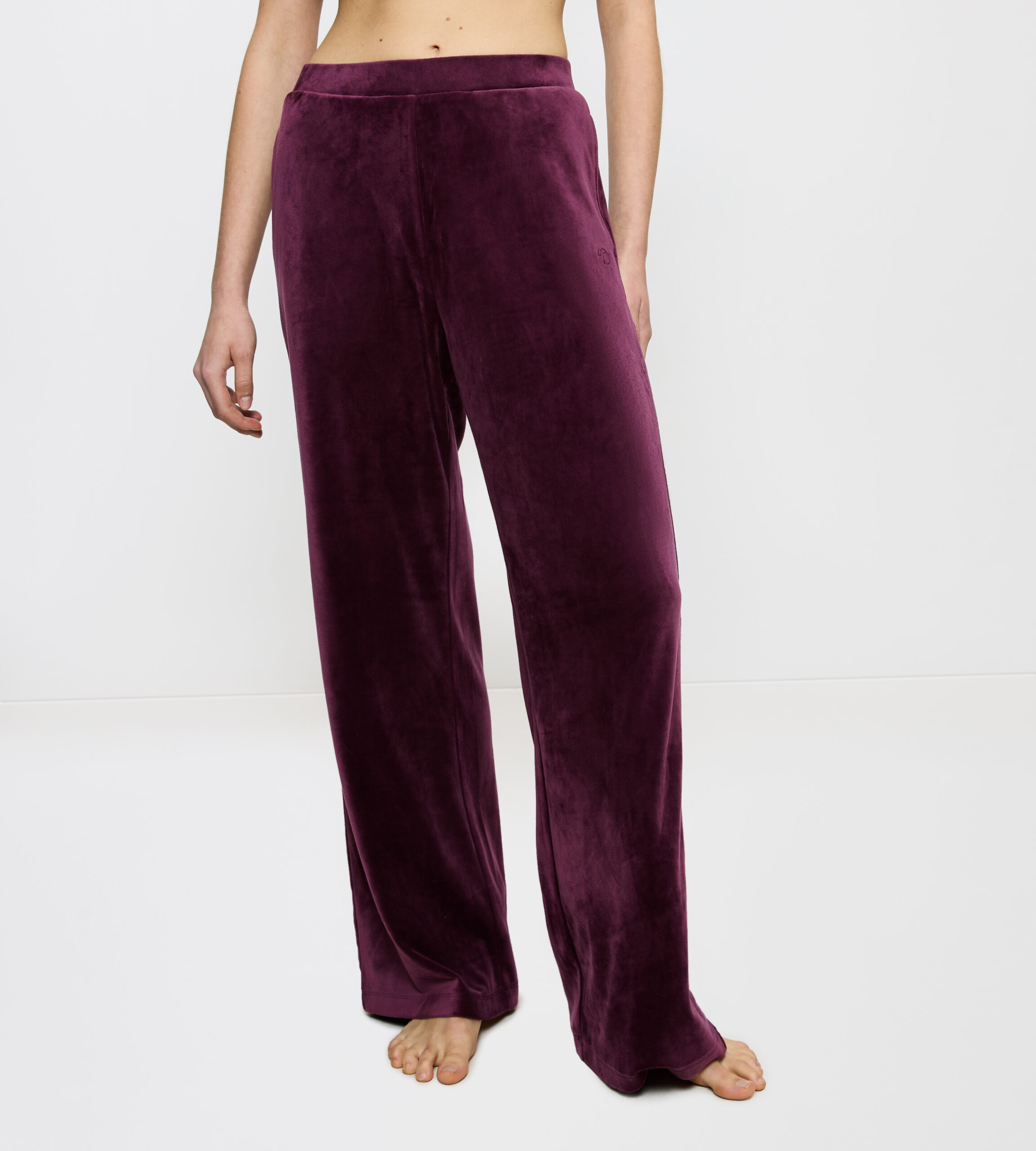 Triumph sensual velour pantaloni visiniu